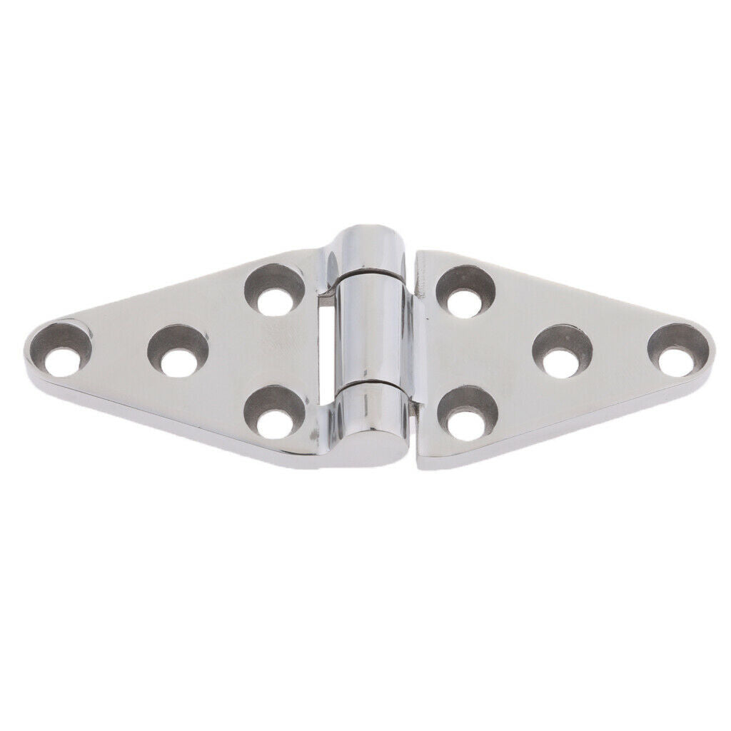 304 Stainless Steel Polished Flush Door Hinge for Boat Marine Home