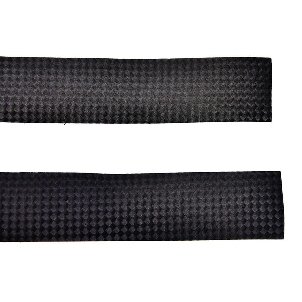 2X Bike Cycling Road Bike Carbon Fiber Handlebar Tape Wrap + 2 Bar Plug black Rf