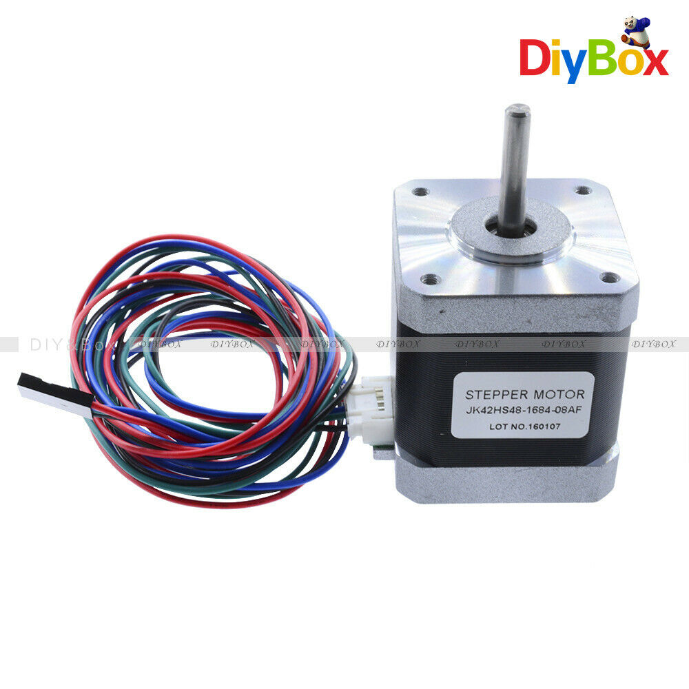 1.8 Degree 42mm 2A 12V NEMA17 2 Phase Hybird Stepper Motor JK42HS48-1684 4-Wire