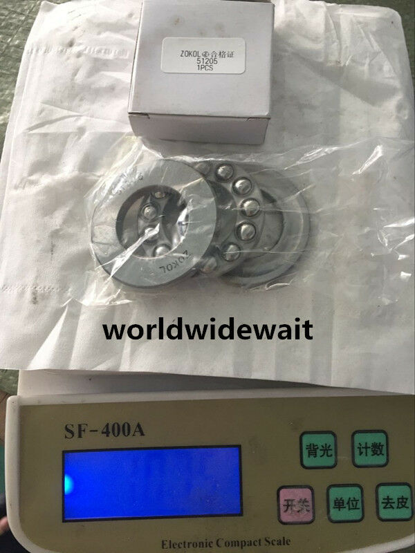 1pc 25 x 47 x 15mm 51205 Axial Ball Thrust Bearing 3-Parts 25*47*15