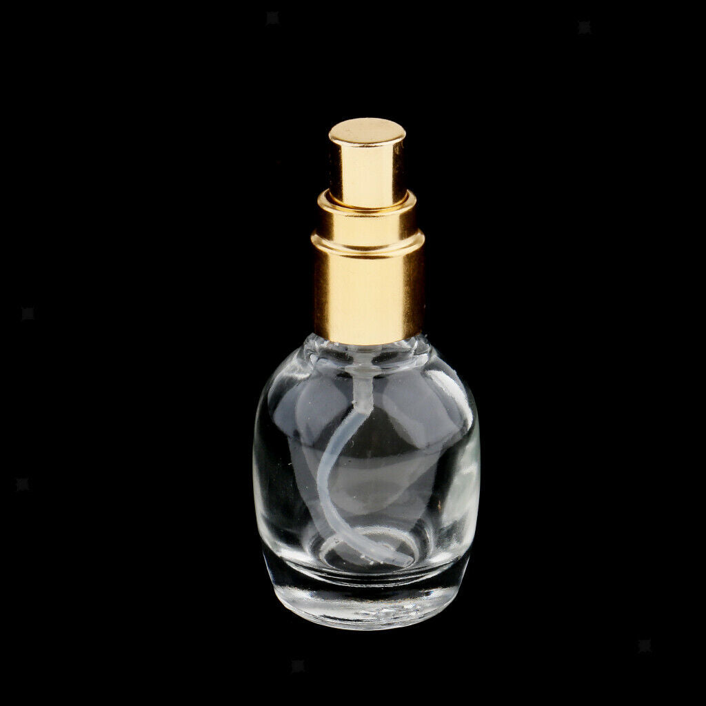 10 Pack Travel Empty Glass Essential Oil Perfume Atomizer Spray Bottles 10ml