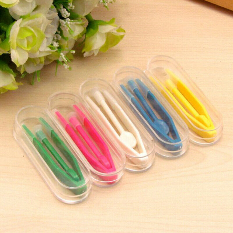 1 Set Contact Lens Case Box Tweezers and Suction Stick Contact Lens Remover T DF