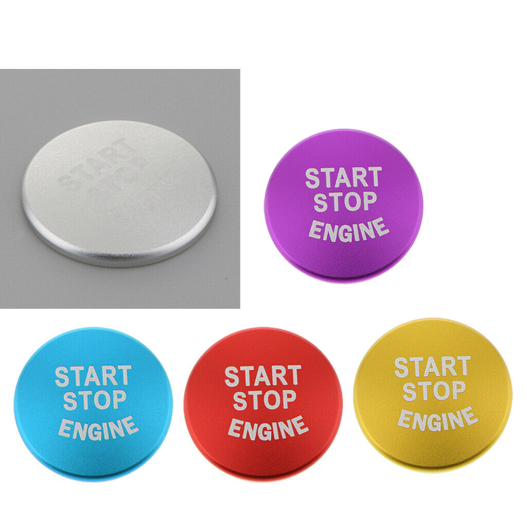 6x Start Stop Engine Button Cover Multicolor For BMW F30 F20 F32 X1 F48 F45
