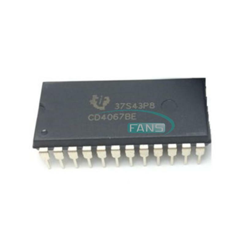 5PCS CD4067BE TI IC MUX/DEMUX 1X16 24DIP NEW MF