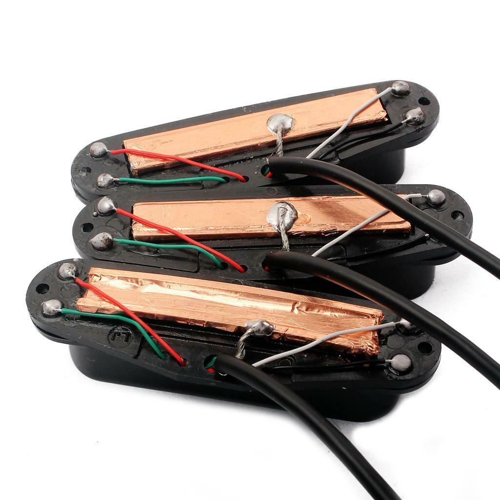 3x Hand Wound Single Coil Pickups Set for ST SQ Electric Guitar Replacements