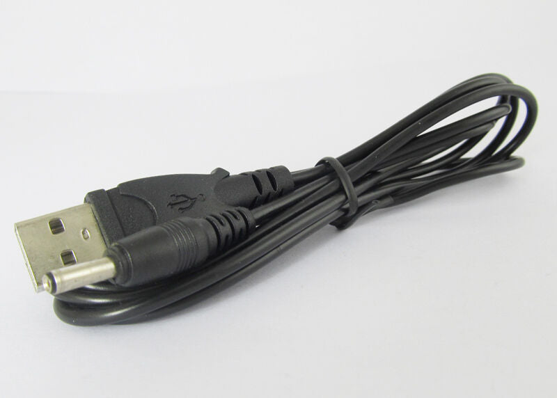 4pcs 1.5M/5ft 5V DC Power Cable USB 2.0 A Male Plug to 1.35 x 3.5mm DC Plug