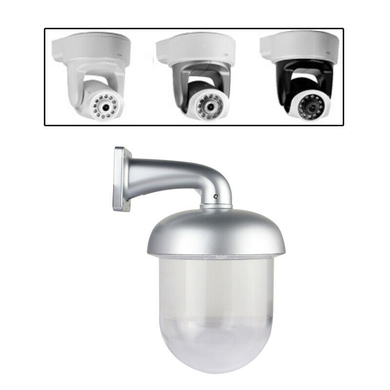 Waterproof Outdoor Dome Housing Cover with Bracket for Security CCTV IP Camera