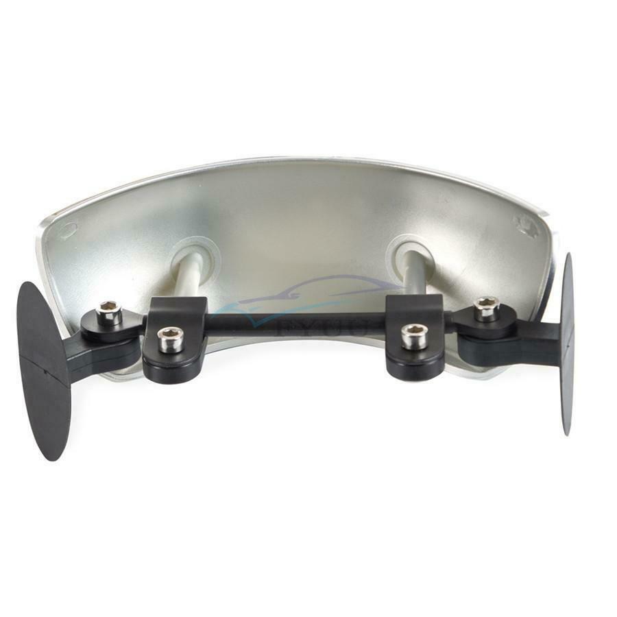 1PCS Universal Chromium Ultra Wide Angle Motorcycle Windshield Rearview Mirror