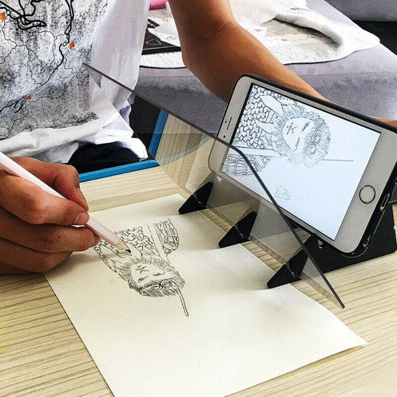 Mobile phone holder Sketch Wizard Tracing Drawing Board Optical Draw ProjecDD