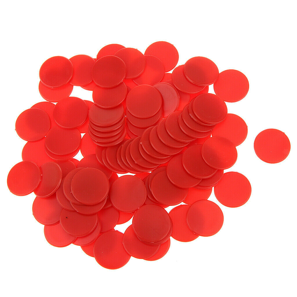 400pcs Plastic Opaque Board Game Counters Winks Numeracy Teaching Chips