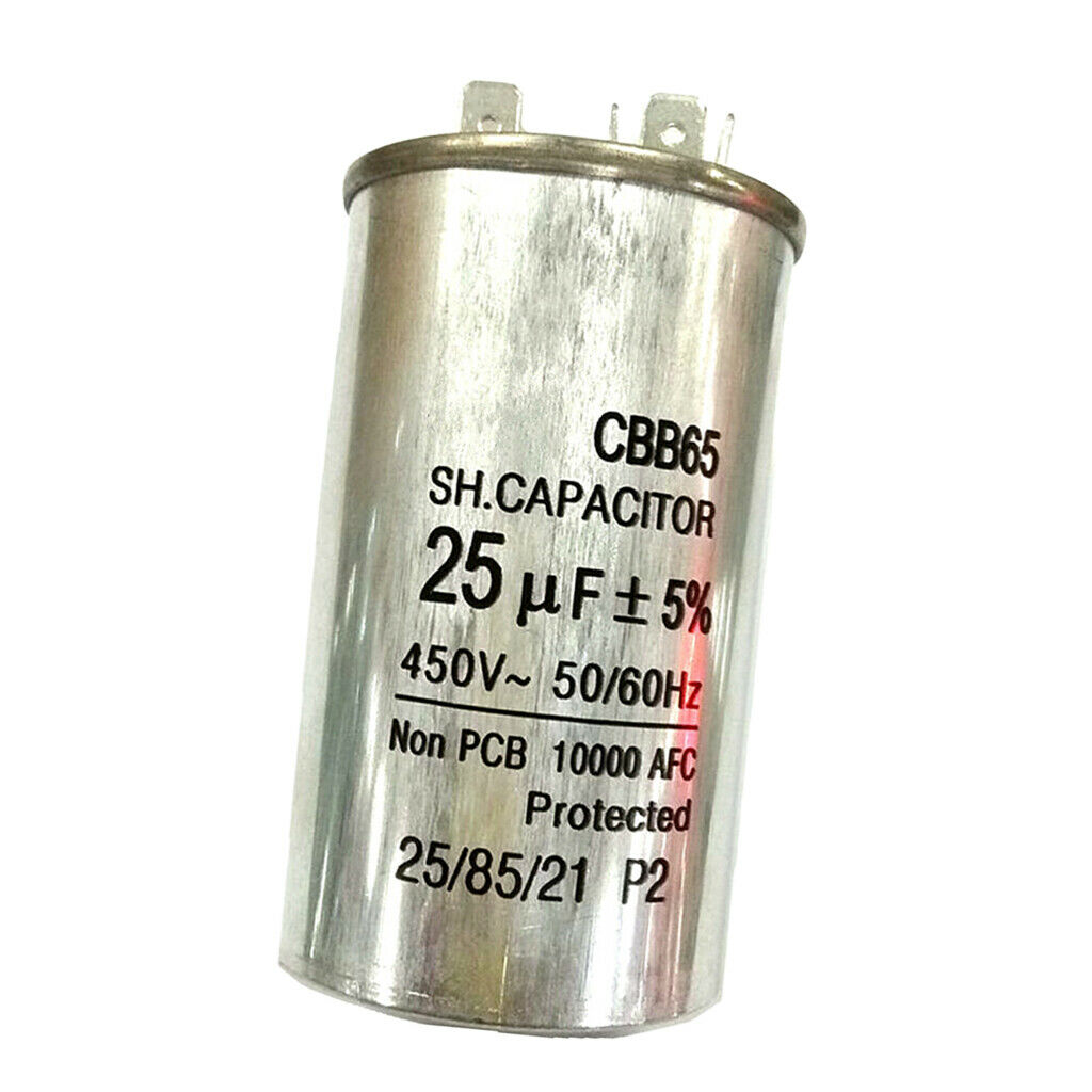 450V25UF Motor Run Capacitor Replacement Electric Motor Start Capacitor