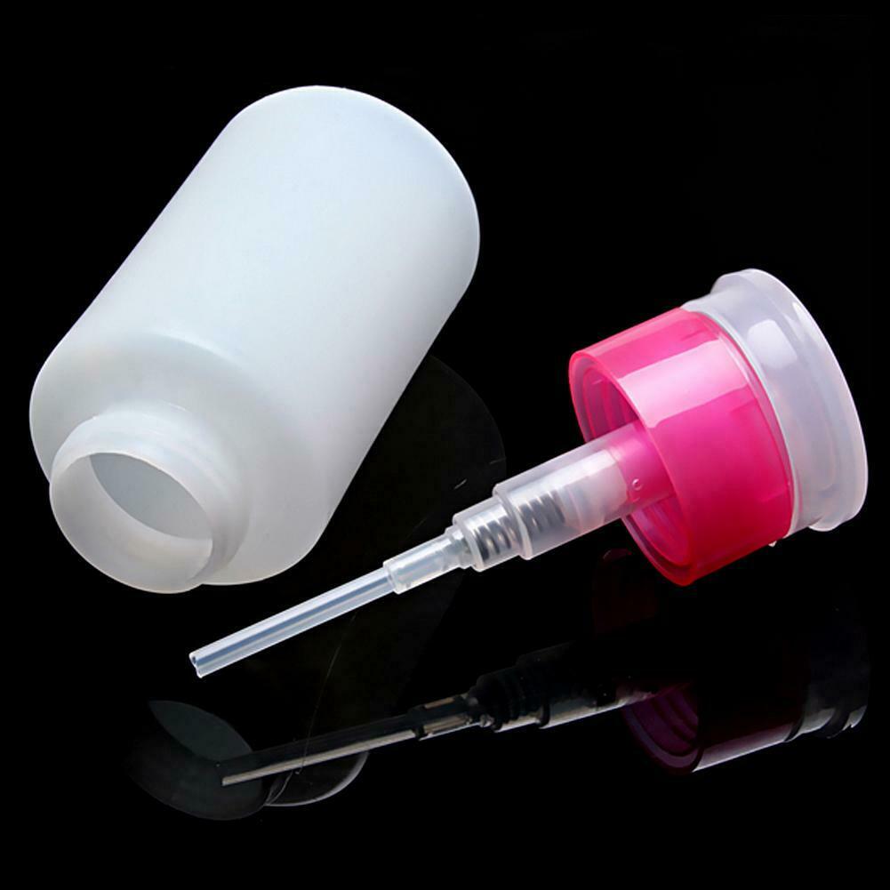 150ML Pump Dispenser Bottle Nail Art UV GEL Polish Remover Acrylic @