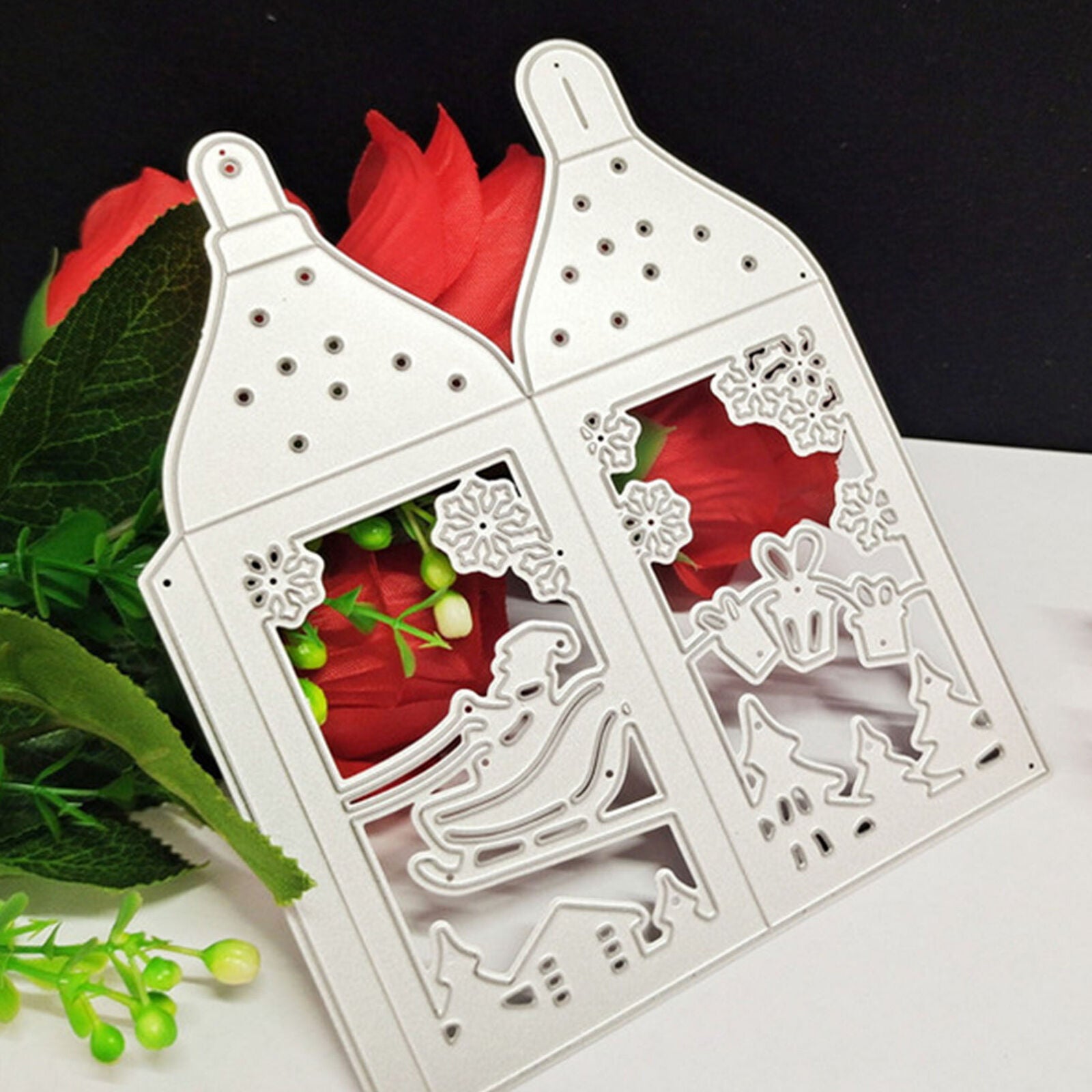 Punching template Chinese lanterns Spring Christmas Wedding Easter birthday