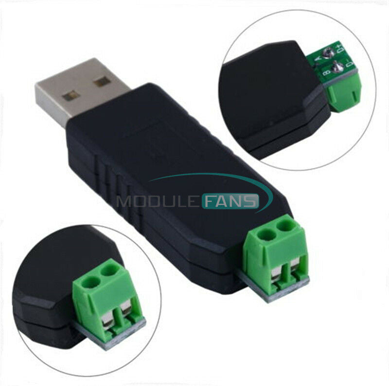 2PCS CH340 USB To RS485 485 Converter Adapter Module For Win7/Linux/XP/Vista