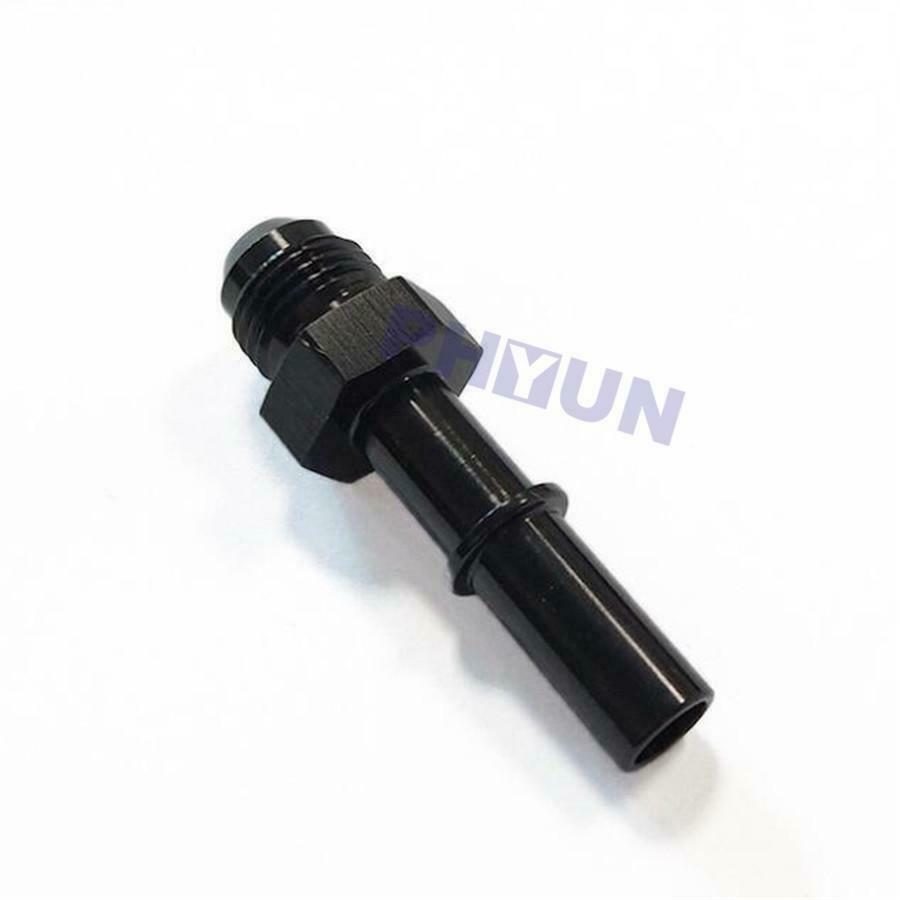 1PC -6AN AN6 Quick Connect Straight Fuel Adapter Fitting To 3/8 Male Aluminum