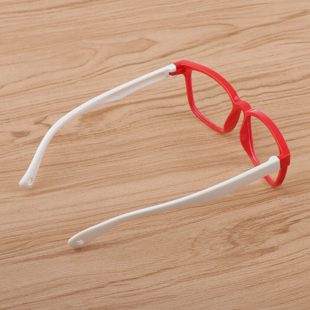2PCS Kids Stylish Eye Glasses Blue Light Blocking Silicone Frame Glasses