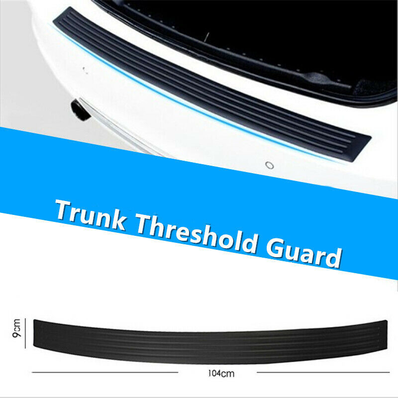 104CM Rubber Car SUV Trunk Sill Plate Bumper Guard Protector Pad Cover Anti-skid