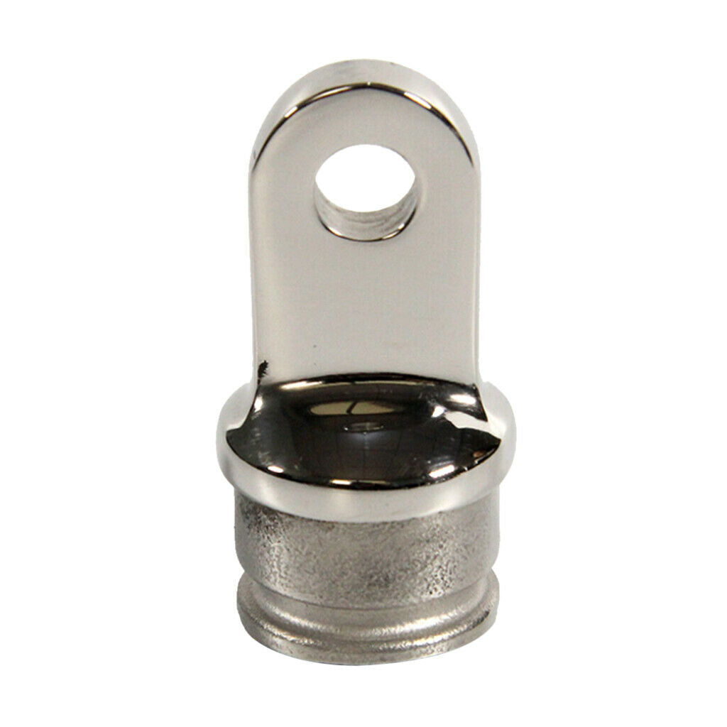 6 Pieces 316 Stainless-Steel 25mm 1'' Round Inside Eye End for Bimini Top