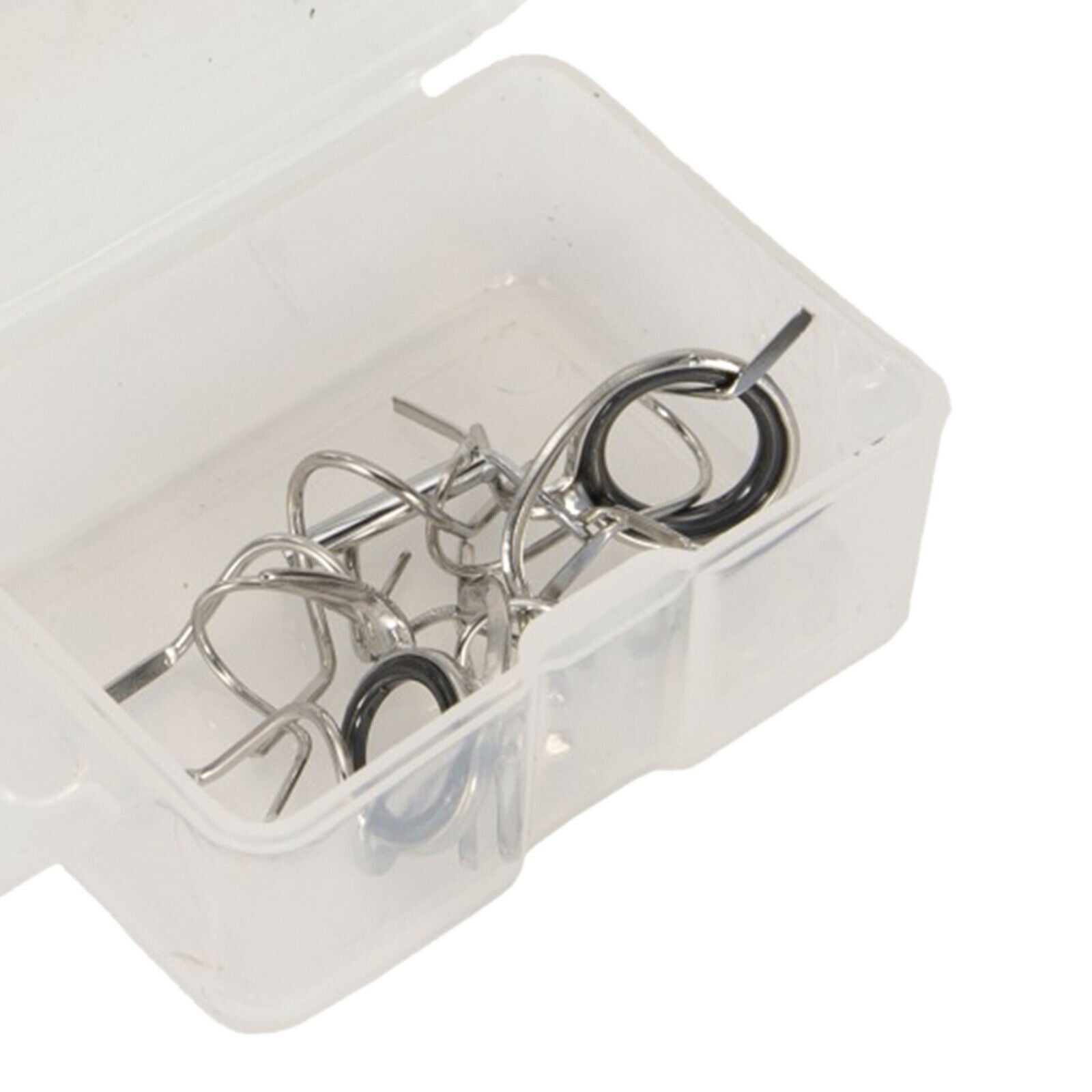 Fly Fishing Rods Guides 4-6WT Fishing Pole Building Hook Eye Ring Repair Kit