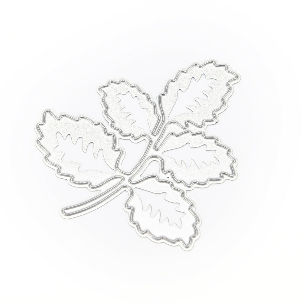 3x Leaves  Metal DIY Cut Dies Stencil Scrapbook Album Paper Card Emboss Cr.l8