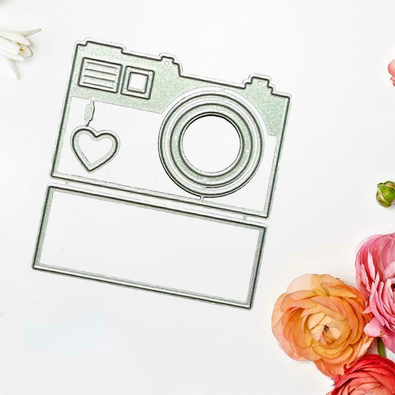 Camera Metal Cutting Dies Stencil DIY Scrapbooking Album Paper Card Template