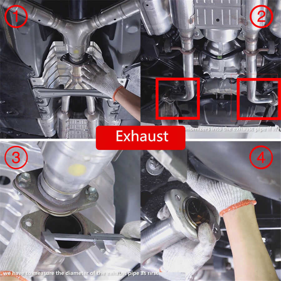 62/67 Car Turbine Turbo Air Intake Gas Fuel Saver Supercharger Stainless Steel