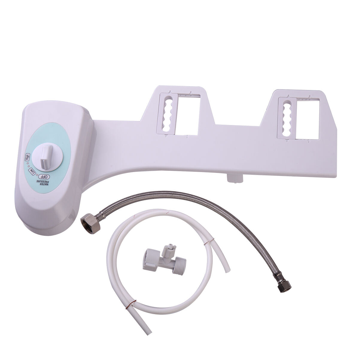 Fresh Water Spray Bidet Toilet Seat Attachment Non-Electric Mechanical Nozzle