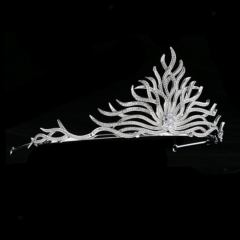 Women Girl Wedding Party Crown Tiaras Prom Pageant Rhinestone Headwear