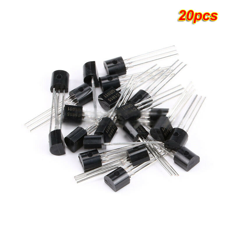 20pcs DIP Transistors 2SC1815 TO-92 NPN 50V/150mA transistor Copper feet
