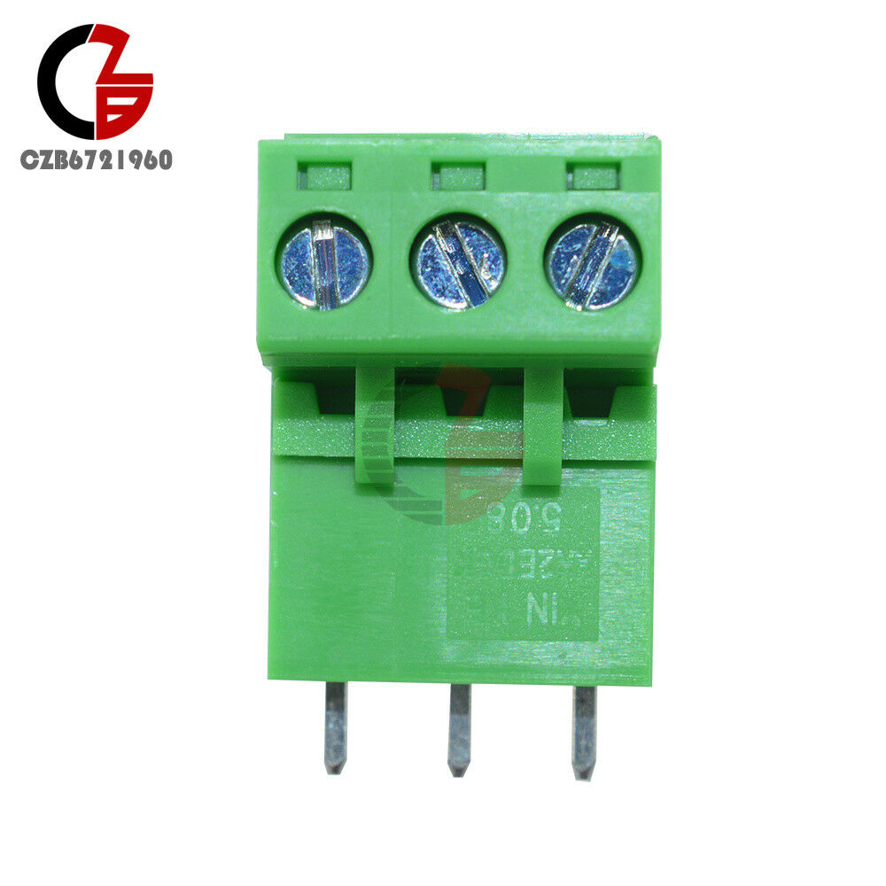 5PCS 5.08mm Pitch KF-3P KF2EDGK 3 Pin Plug-in Right Angle Terminal Connector