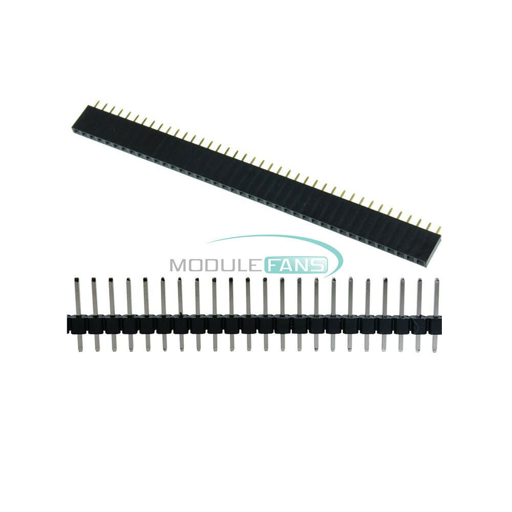 10PCS 40pin 2.54mm Male & Female Header Socket Row Strip PCB Connector Cool