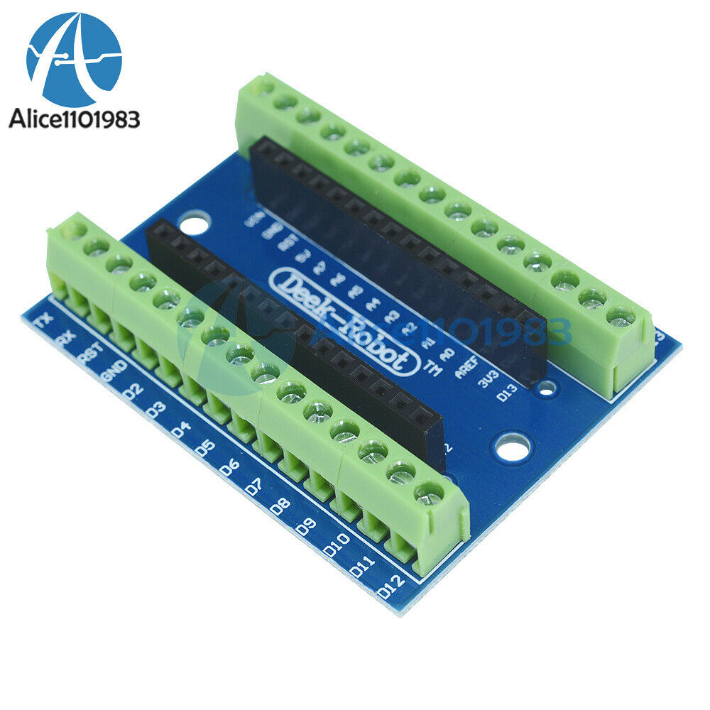 10PCS Terminal Adapter board ATMEGA328P-AU for the Arduino Nano V3.0 AVR Module