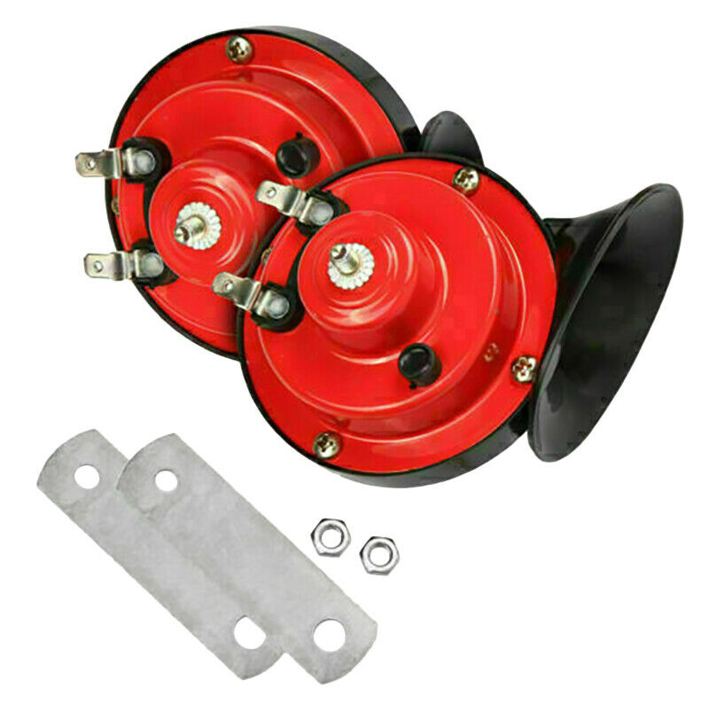 300DB Super Train Horn for Trucks Car Boat Motorcycle Electric Horn-12V PairX8J4