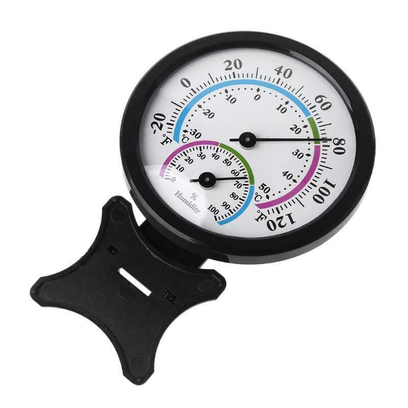 High Precision Dial Indicator Thermometer for Patio Pool Kitchen Garden Black