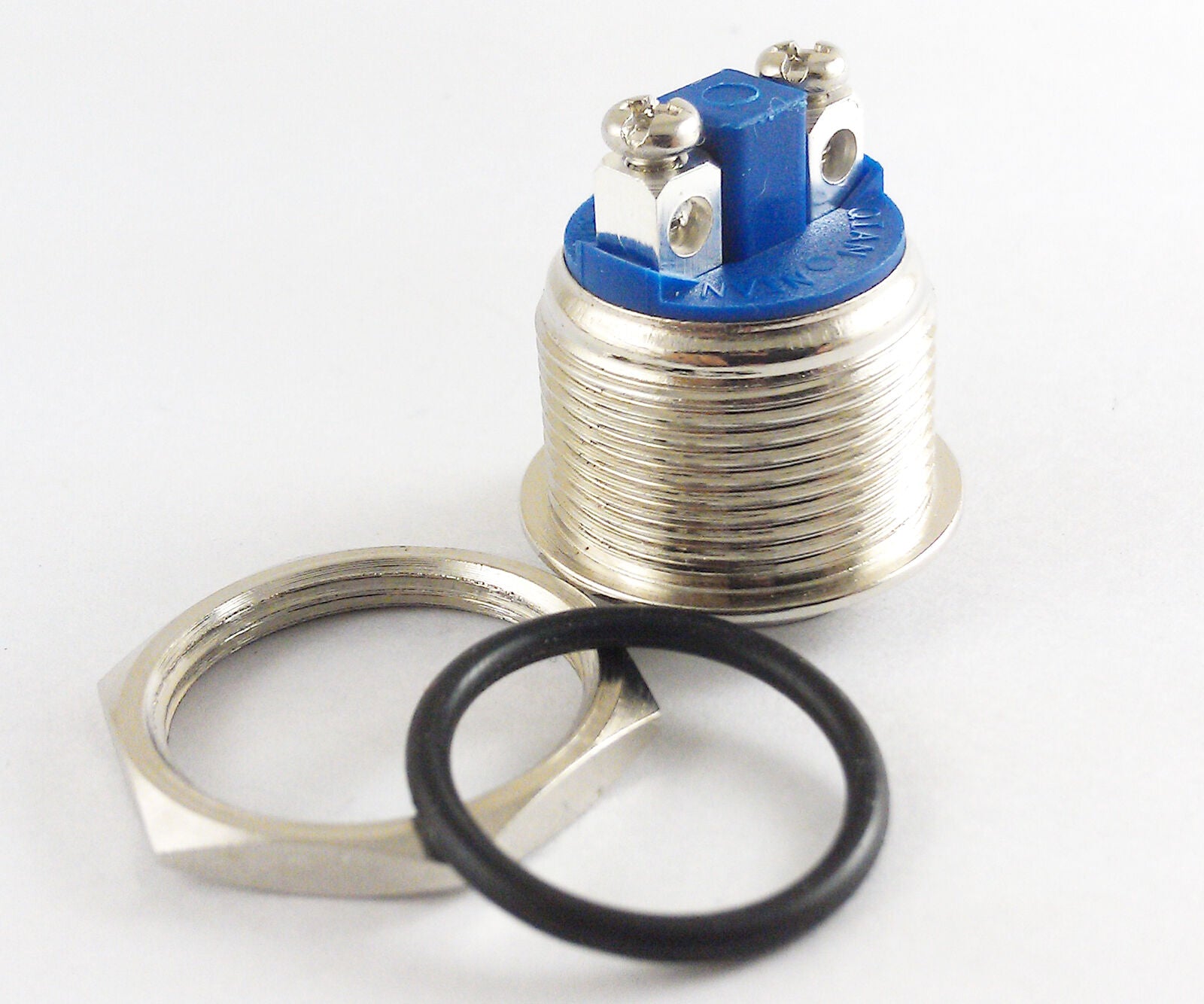 10pcs High Metal Flush Push Button Momentary Horn Waterproof Switch 19mm QN19-A3