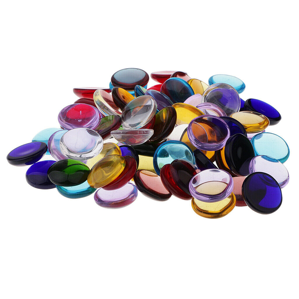 100 gram Mixed Color Round Mosaic Tiles Pieces Supply for DIY Mosaic Making