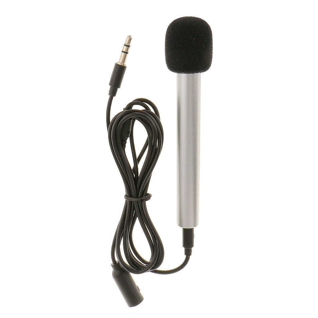3.5mm Mini Handheld Microphone Omnidirectional Mic for Smartphone