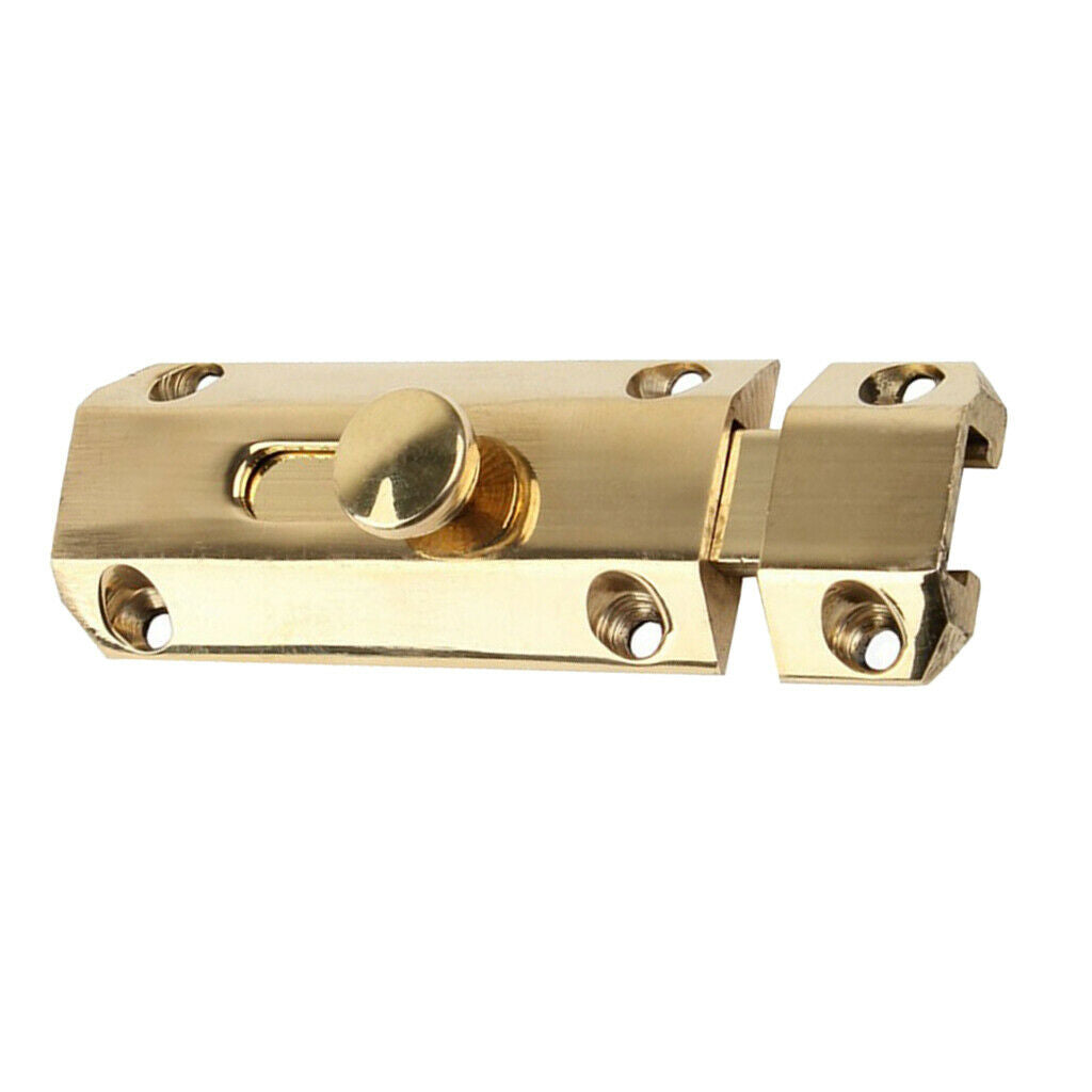Brush Copper Door Slide Bolt Lock Gate Bolt Latch Safety Guard  100 x 33 x 20mm