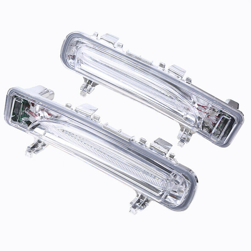 2Pcs LED DRL Daytime Running Lights Fog Lamp w/Turn For Ford Edge 2011-2014 13