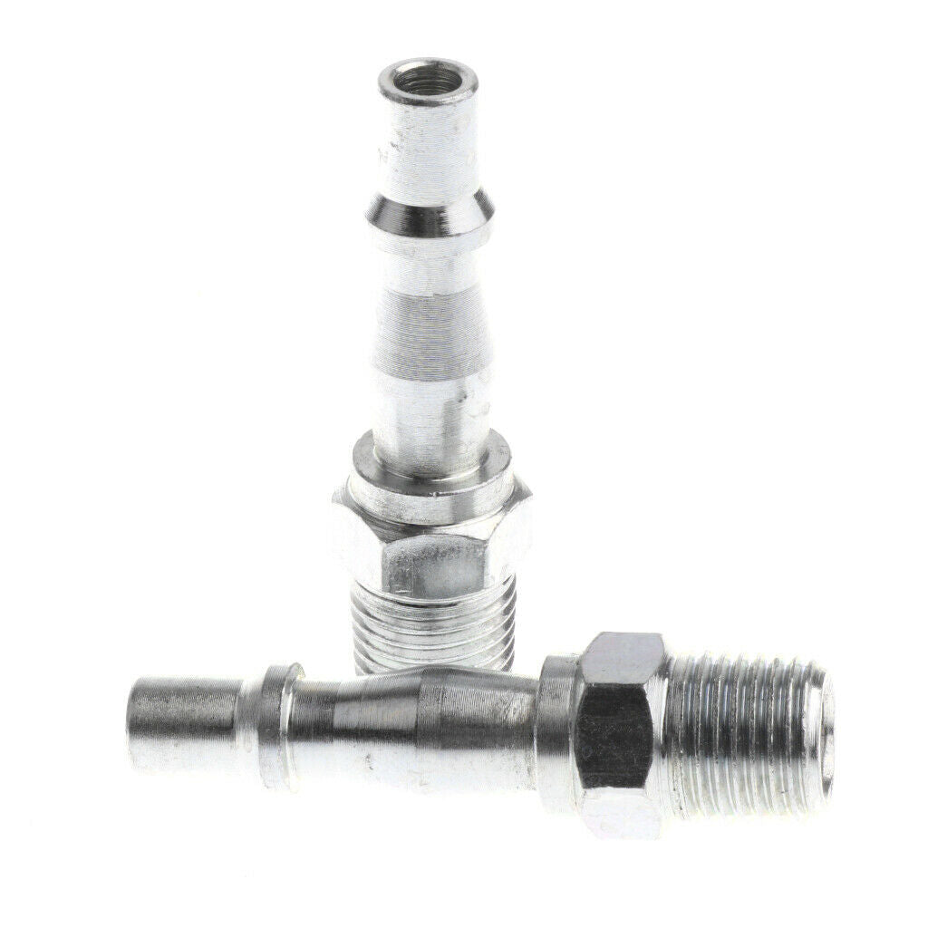 10 Pieces Pneumatic Air Quick Connectors Coupling Adapter Threaded Couplers