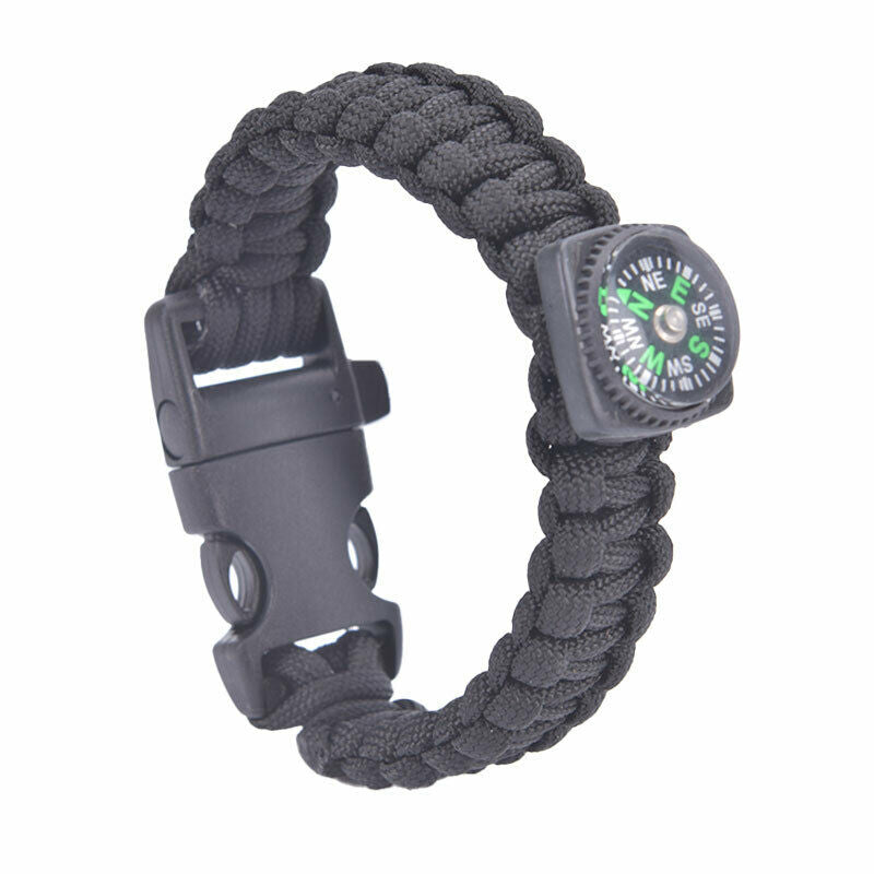 Military Emergency Paracord EDC Bracelet Multifunction Field Survival Com.l8