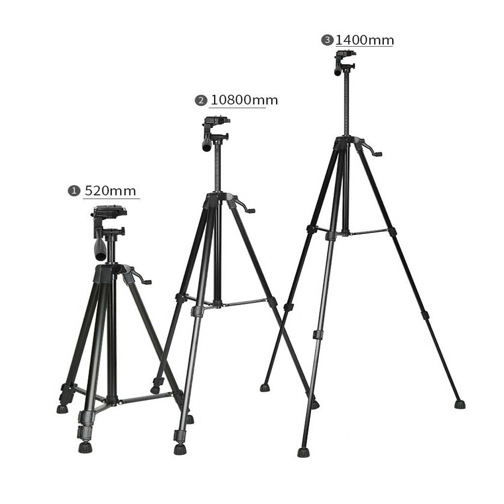 Compact Travel Aluminum Lightweight Holder Tripod Stand for DSLR Photography