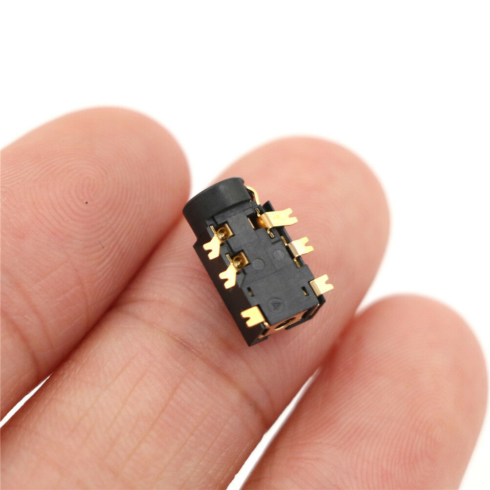 10PCS 2.5mm Female Audio Connector 6 Pin SMT Stereo Phone Jack PCB PJ J gmJ Xz