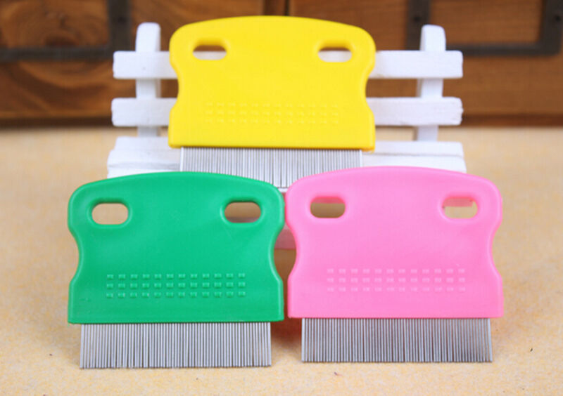 Hair Lice Nit Pets Flea Egg Dirt Dust Remover Steel Tooth Comb Health Brus.l8