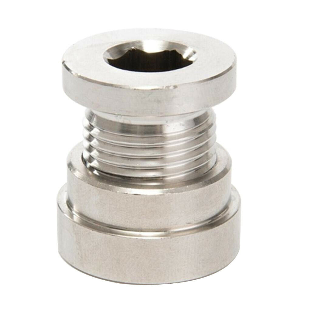 3x M18x1.5mm Thread Stainless Steel Plug with Weld-In Bung O2 Oxygen Sensor