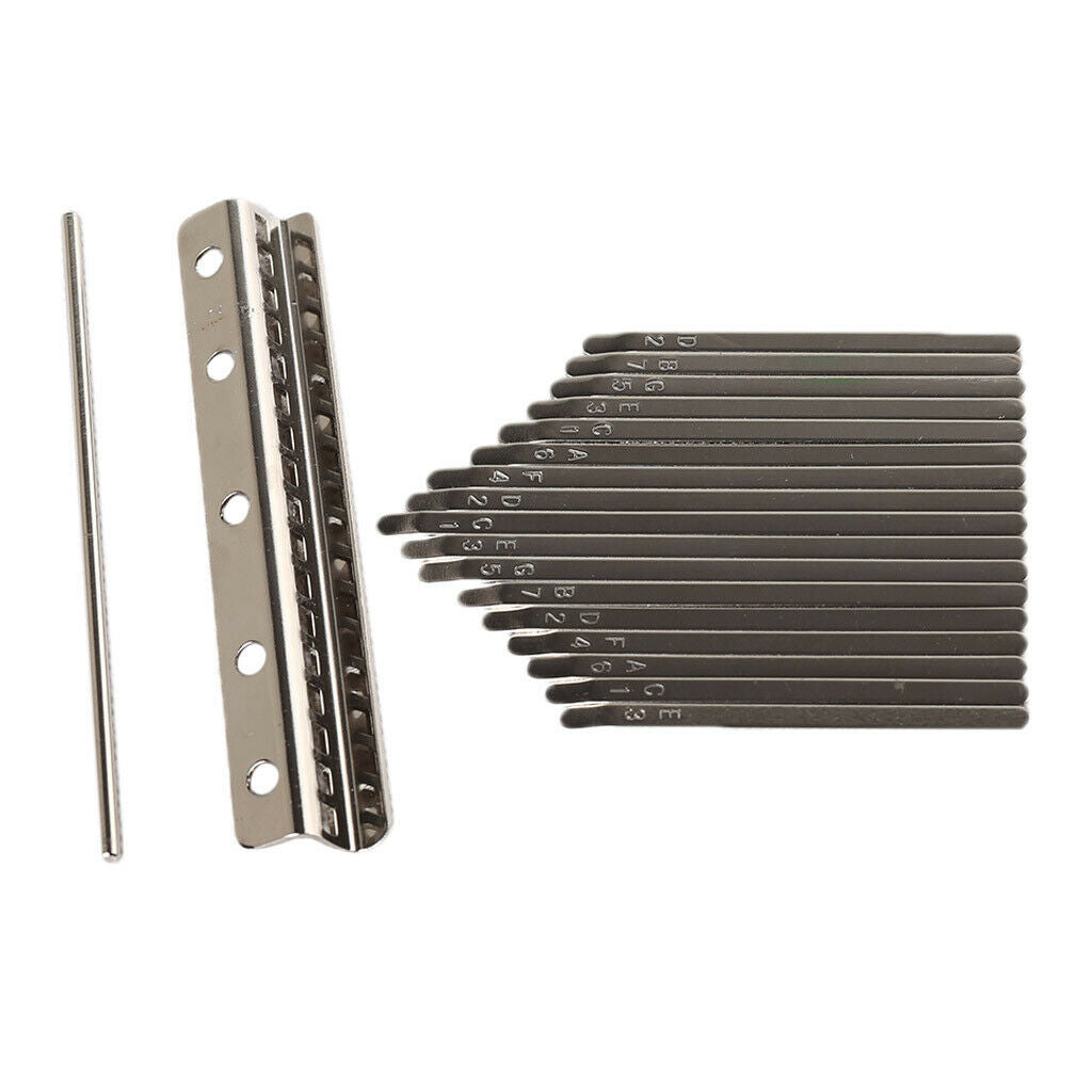 17 Packs Thumb Piano Keys Set for Kalimba Music Instrument Luthier Tools