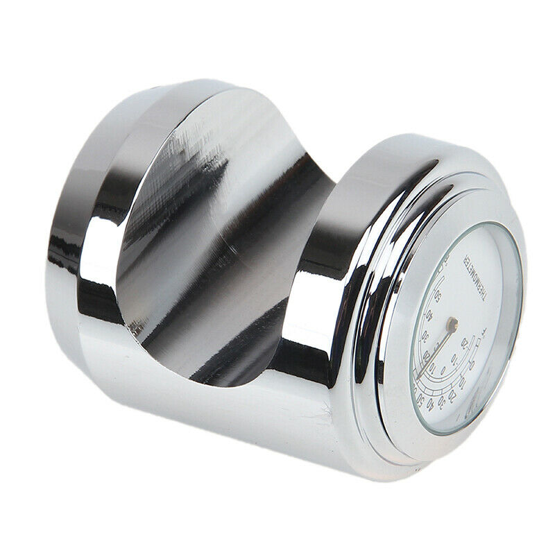 Universal 1" 7/8 Chrome Thermometer For Motorcycle Motocross ATV Billet Aluminum