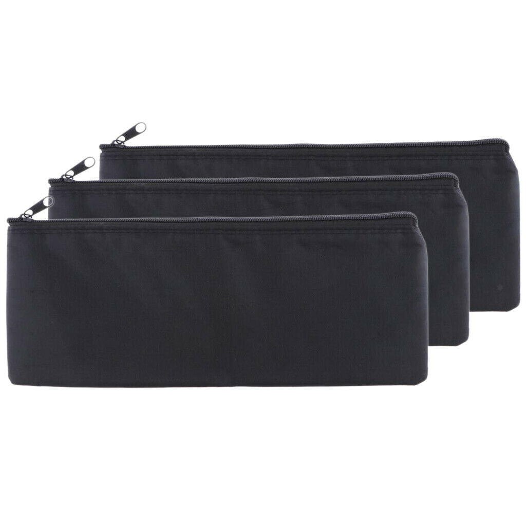 3Pcs Dustproof Micophone Bags Soft Storage 31x11cm Bar Travel Supplies