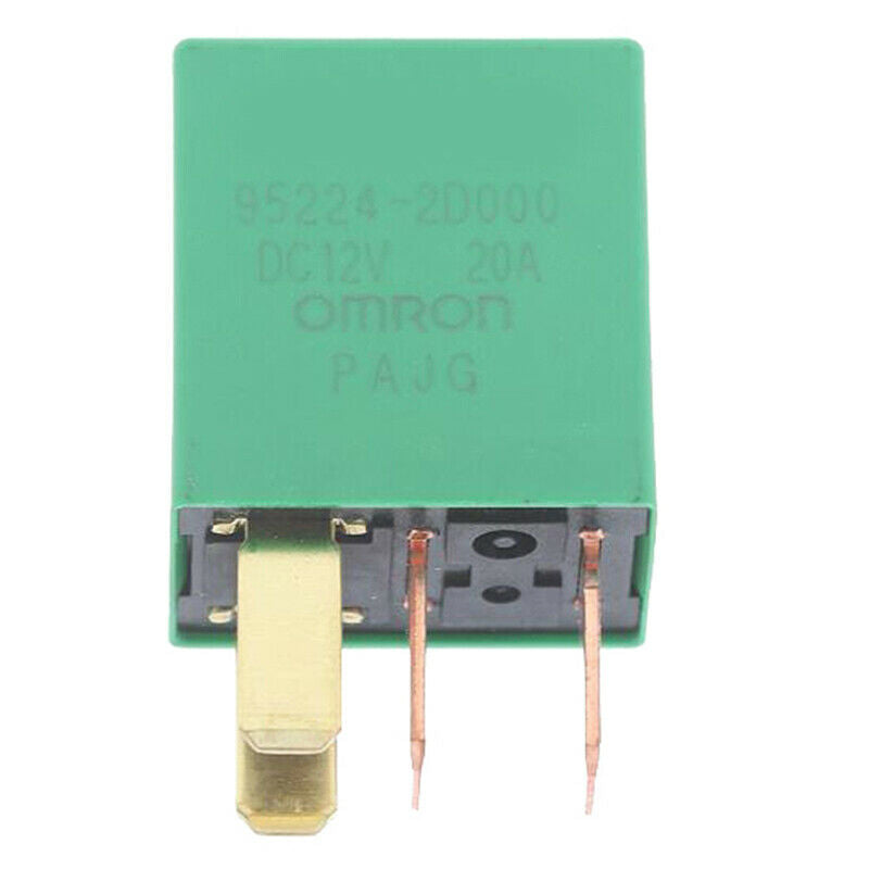 1PC Car Violet Relay for KIA 12V 20A OMRON 4 Pins Green Color Power RelayB L FT