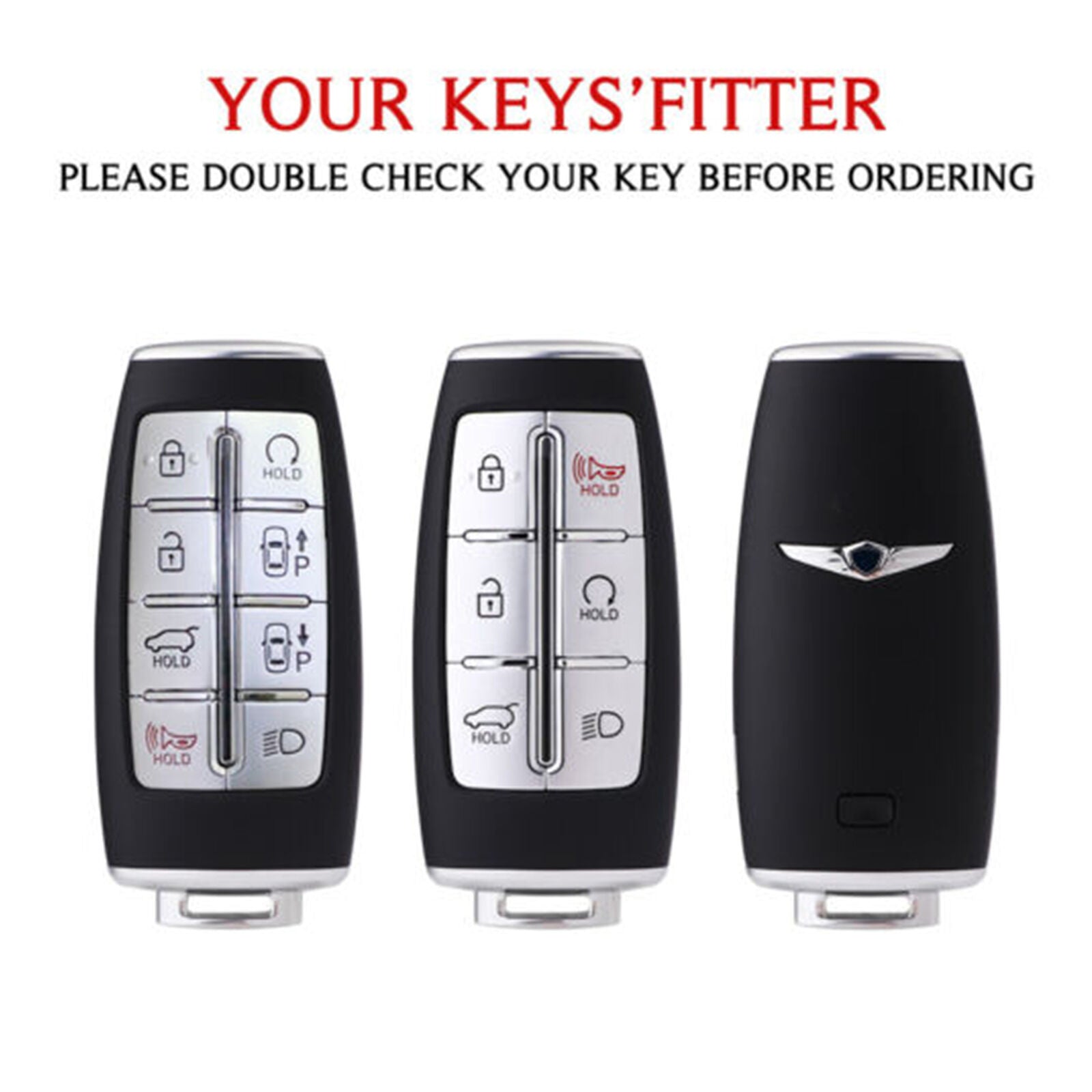 Tpu Car Key Full Cover Case for Hyundai Genesis G80 GV70 GV80 2019 2020